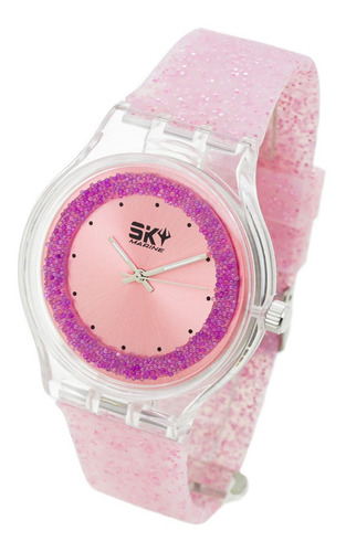 Reloj Sky Marine 2 By Feraud Mujer - Glitter Wr Silicona