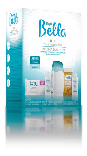 Depilação Kit Aparelho Rollon + 5 Refil Cera Rollon Bivolt