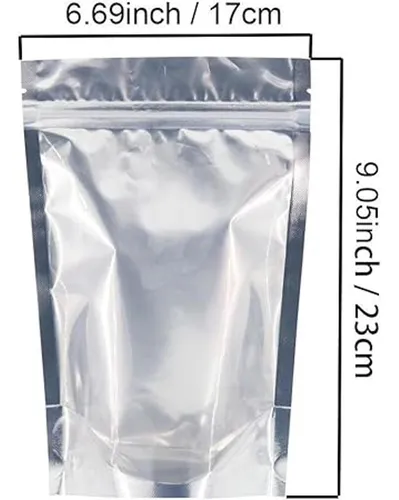 Sumdirect Bolsas De Aluminio Con Cierre Reutilizables