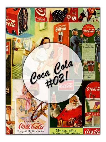 Coca Cola #02! Lámina Decoupage Autoadhesiva 30 X 42 Cm