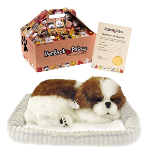 Shih-tzu De Pelúcia Com Respiração - Perfect Petz