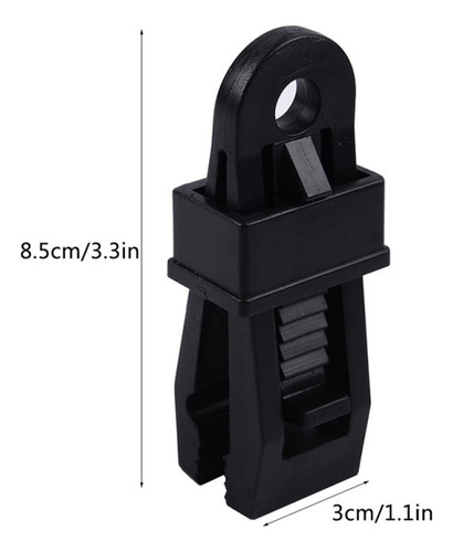 2 X 6 Pçs Grampos De Lona Com Mosquetão Clipes De Corda De