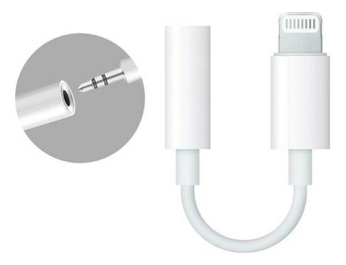 Adaptador Compatible Lightning iPhone Jack 3.5mm Solo Audio