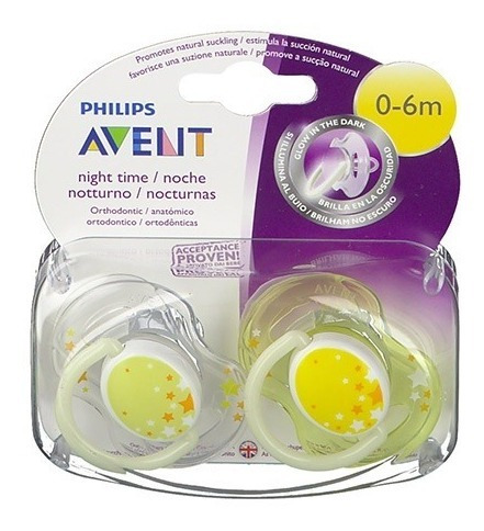 Imagen 1 de 1 de Chupones Nocturnos Philips Avent 13 Tb