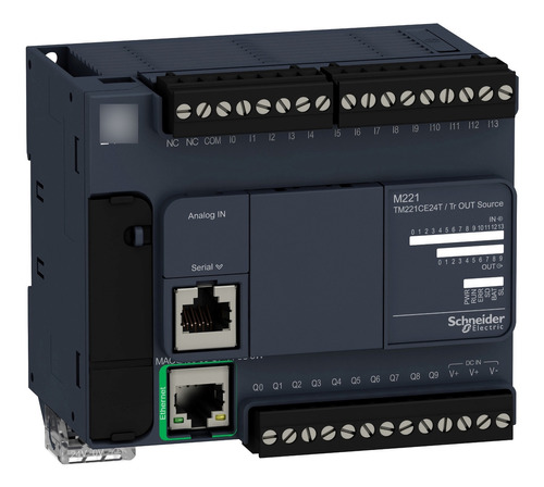 M221 - Plc Compacto 24 I/o Con Salidas Pnp, Alimentación 24v