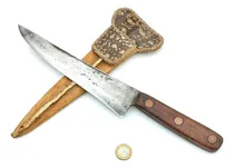 Comprar Cuchilla Campera Antigua Cabo Madera (mod3) - Cuchilleria