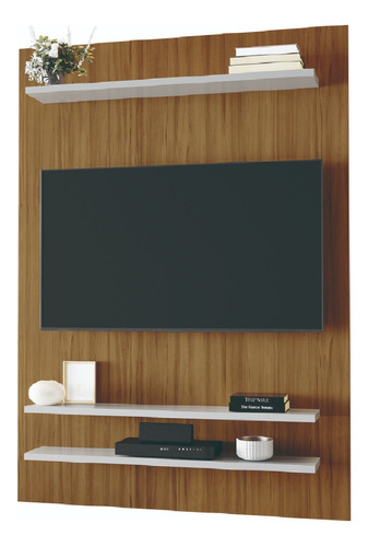 Painel Para Tv Suporte 50 Mister Nt 1195 Freijó/off White