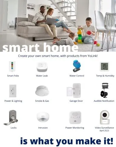 Interruptor De Pared, Luz Inteligente Yolink Sw De 1/4 De Mi