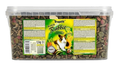Alimento Tropifit Conejo-rabbit  1,5 Kg - Aquarift