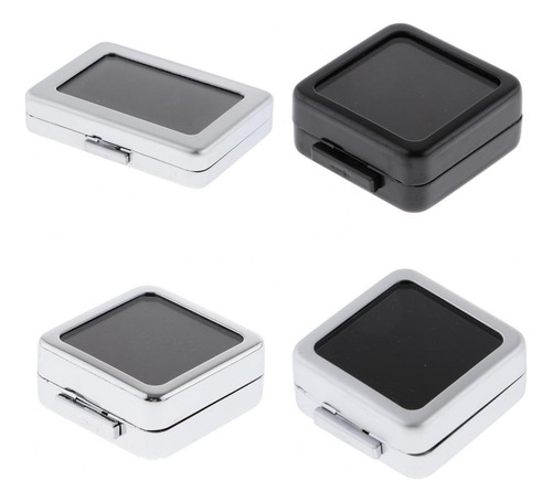 3x Caja De Joyería De Metal Organizador De Joyas De Caja De