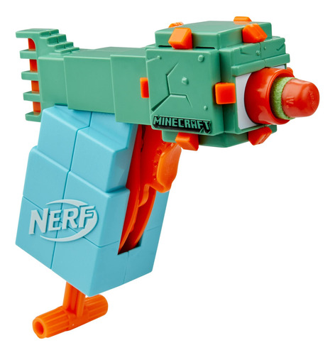 Blaster Nerf Microshots Minecraft Guardian Con 2 Dardos