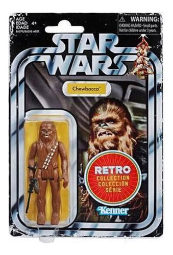 Chewbacca Retro Collection 2018 Star Wars 3.75 Nuevo (Usado)