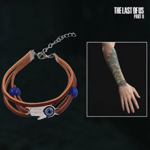 Imagen 4 de 7 de Pulsera Ellie The Last Of Us 2 Videojuego Cuero Pu