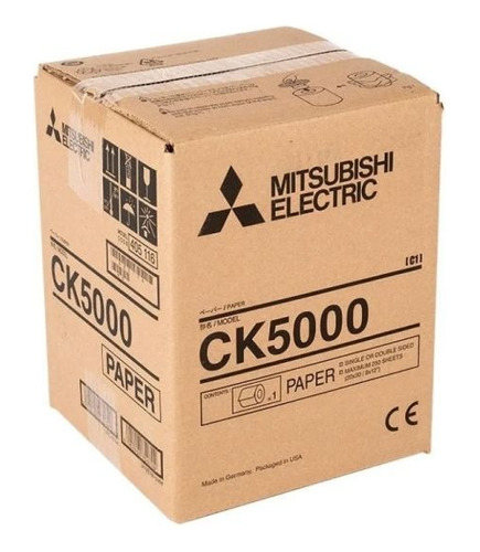 Papel P/impresora Doble Cara Cp-5000dw Mitsubishi Ck-5000 Color Blanco