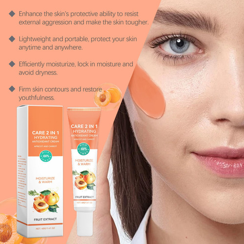 Crema Hidratante Antioxidante D En 1, Crema Facial, Reduce L