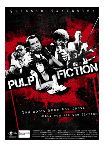 Tiempos Violentos Pulp Fiction Personajes - Lámina 45x30 Cm.