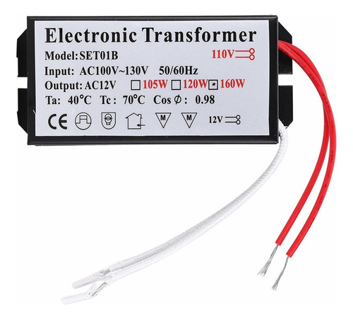 Convertidor De Voltaje Transformador Electrónico 110v A 12v