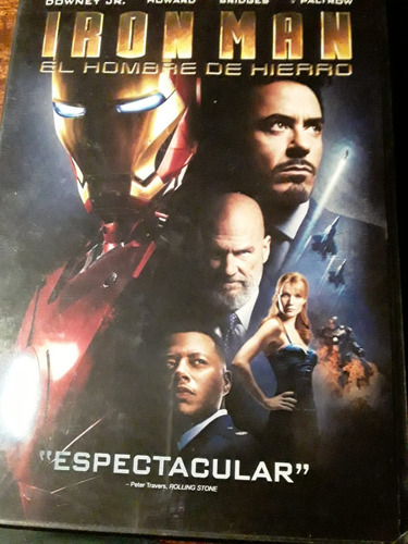 Dvd Original Iron Man - Downey Jr Bridges Paltrow (om)