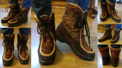 Botines Italianos De Invierno Eco Piel Y Chiporro 38 Cuotas sin