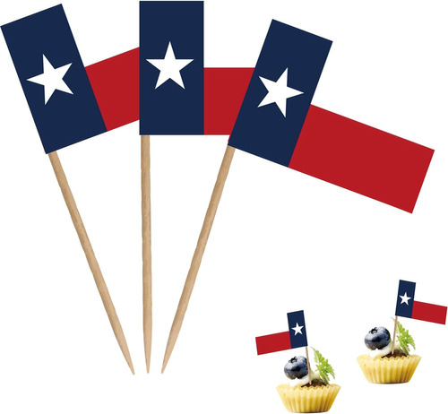 Bandera De Palillo De Dientes De Texas Estado De Texas, Tama