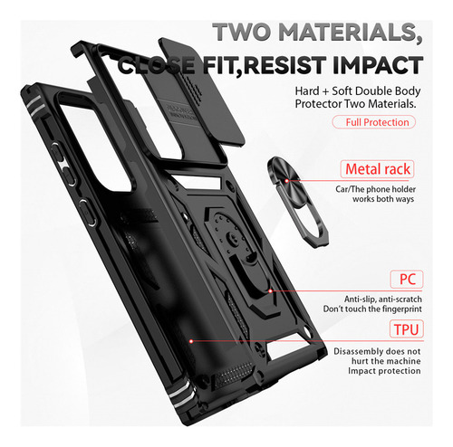 Protección De Lacubierta Delacámara 360grados S23 Ultra Case