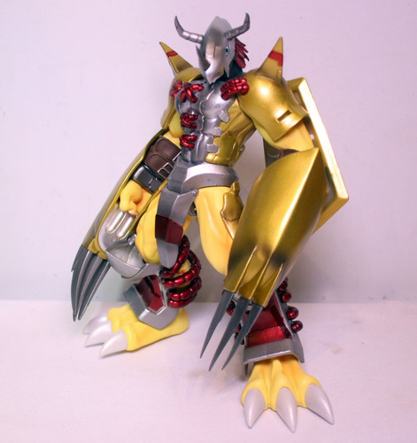 Digimon Agumon Wargreymon Digivolving Boneco Bootleg