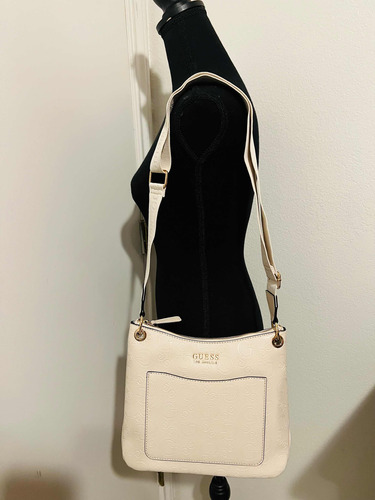 Bolsa Guess Estilo Satchel Color Marfil Original Nueva 347