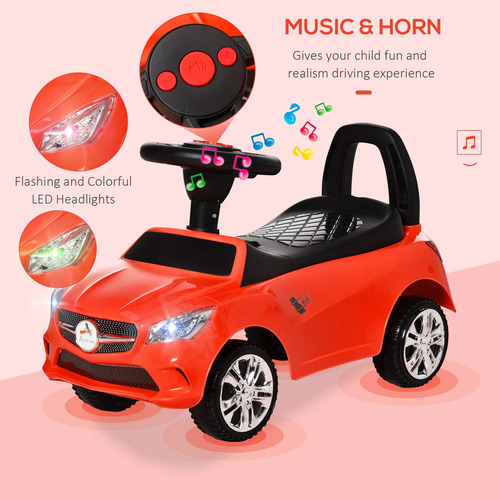 Coche Andador Para Niños Pequeños Con Musica Y Almacenamient