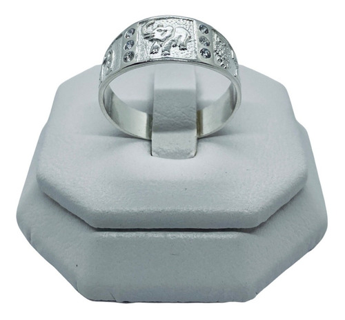 Anillo De La Suerte Con Piedra (deperlá Plata)