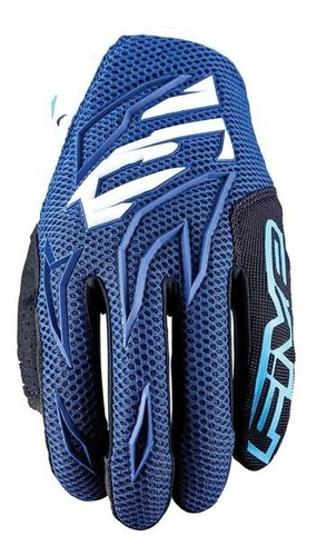 Guantes Moto Motocross Enduro Five Mxf3 White/blue