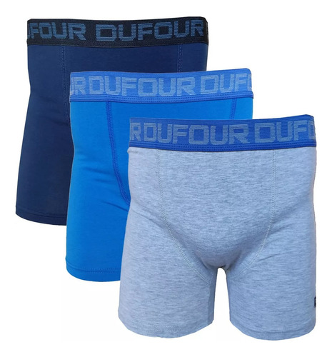 Promo X 3 Unid. Boxer Dufour ALG.&lycra Art.12058 