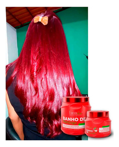 Shampoo Banho De Verniz Morango Forever Liss 500ml