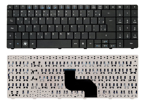 Teclado Para Acer Aspire 9j.n2m82.a1d E625 5517 Br Com Ç
