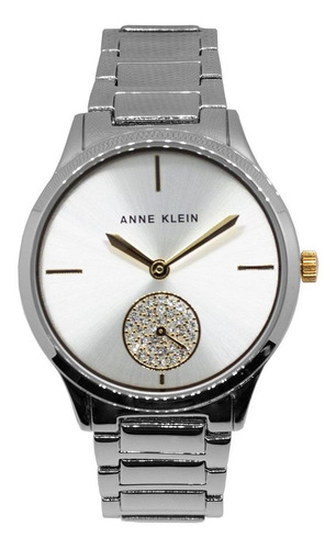 Reloj Anne Klein Acero Brazalete Plateado Mujer Color de la correa Plata Color del bisel Plata Color del fondo Plata