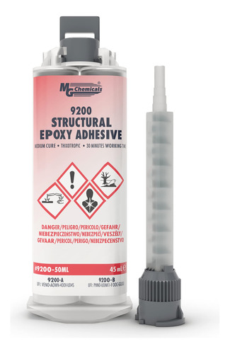 Estructural Epoxy Adhesivo Oz Doble Dispensador Neumatico
