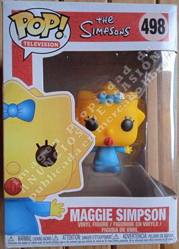 Funko Pop - Maggie Simpson #498, Simpsons, Figura De Vinil