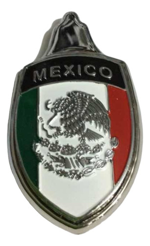 Emblema Blazon Para Vocho Bandera De México Hermoso 1pz