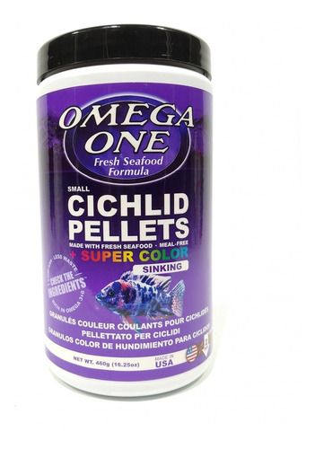 Super Color Cichlid Pellets 460gr Omega One  Peces  