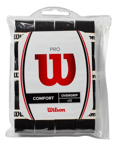 Overgrip Wilson Pro Comfort Preto - 12 Unidades