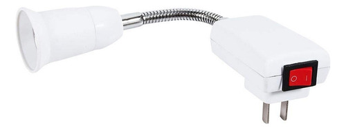 Adaptador E27 Flexible Con Interruptor Para Bombillas Led