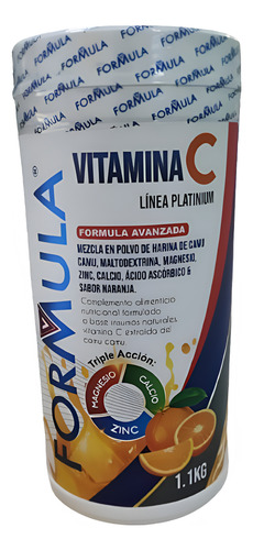 Vitamina C Ultra Con Camu Camu Calcio Zinc Mas En Polvo 1 Kg