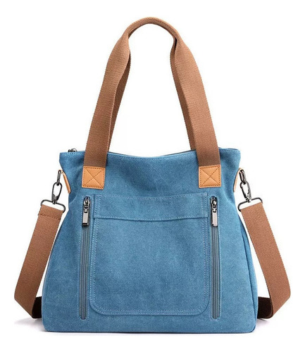 Bolso De Lona Bolso De Hombro Casual Bolso De Mujer