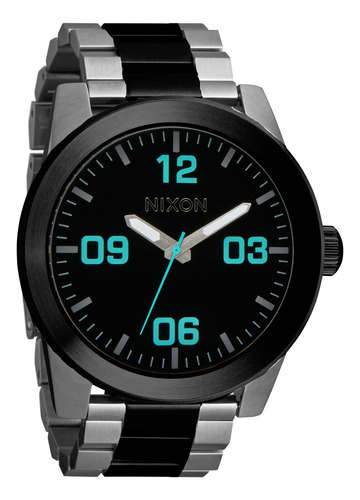 Reloj Nixon Corporal Ss A346 Resistente Al Agua 100 M Para H