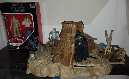 Star Wars Lote Dagobah Play Set 3.75 Kenner (Usado)