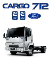 Comprar Adesivo Ford Cargo 712 Cummins Emblema Resinado 17582 Cor Azul