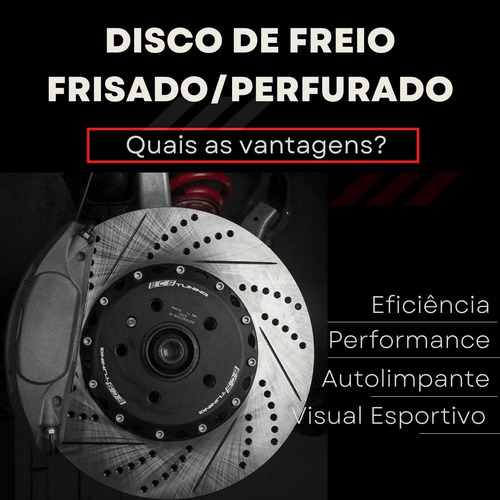Par Disco De Freio Traseiro Com Cubo Vw Golf Mk3 226mm 3393
