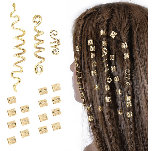 Frdtluthw 18 Piezas De Accesorios Para El Cabello Loc Para M