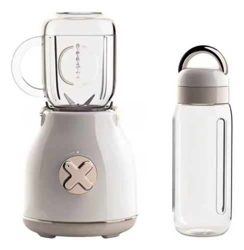 Mini Licuadora Retro Con Botella Portátil Ideal Para Jugos