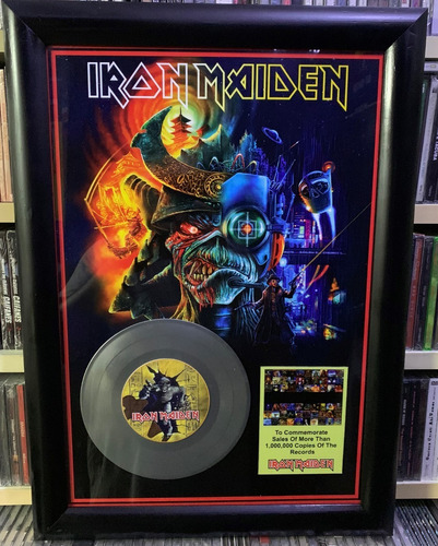 Iron Maiden Disco Tipo Plata Silver Disc