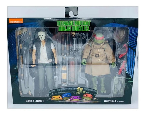 Figuras Neca Tmnt Movie Casey Jones & Raphael In Disguise